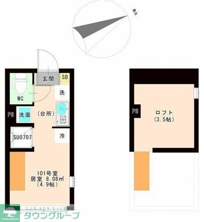 JUNEの物件間取画像